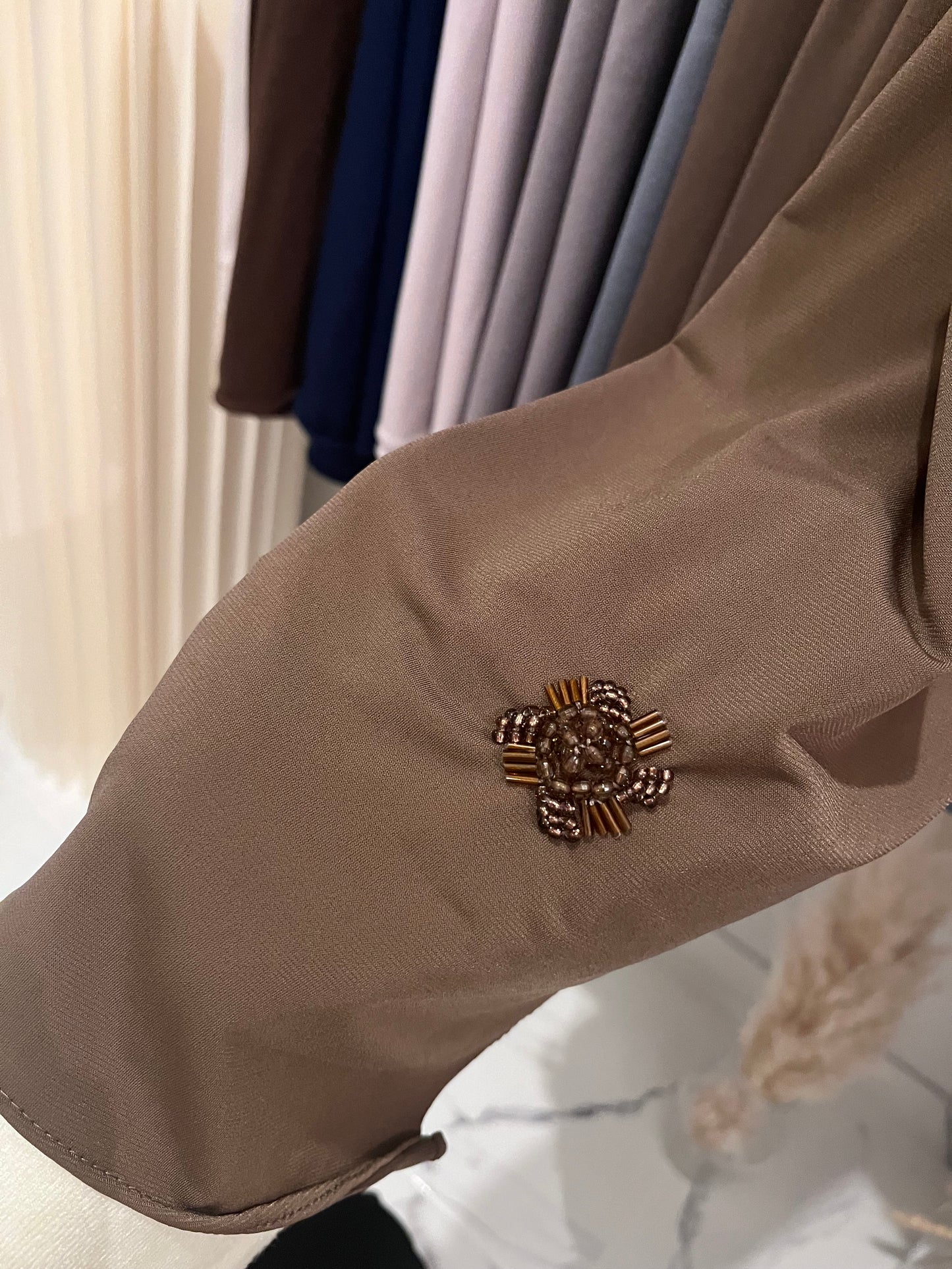 Jersey premium perle marron