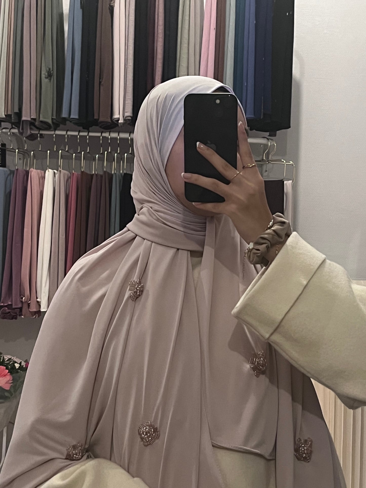 Jersey premium perle rose