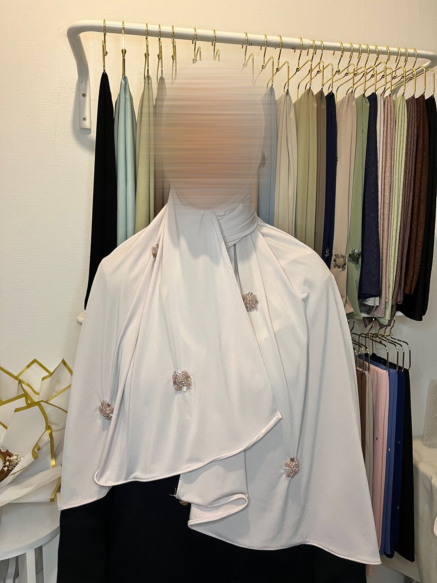 Jersey premium perle rose
