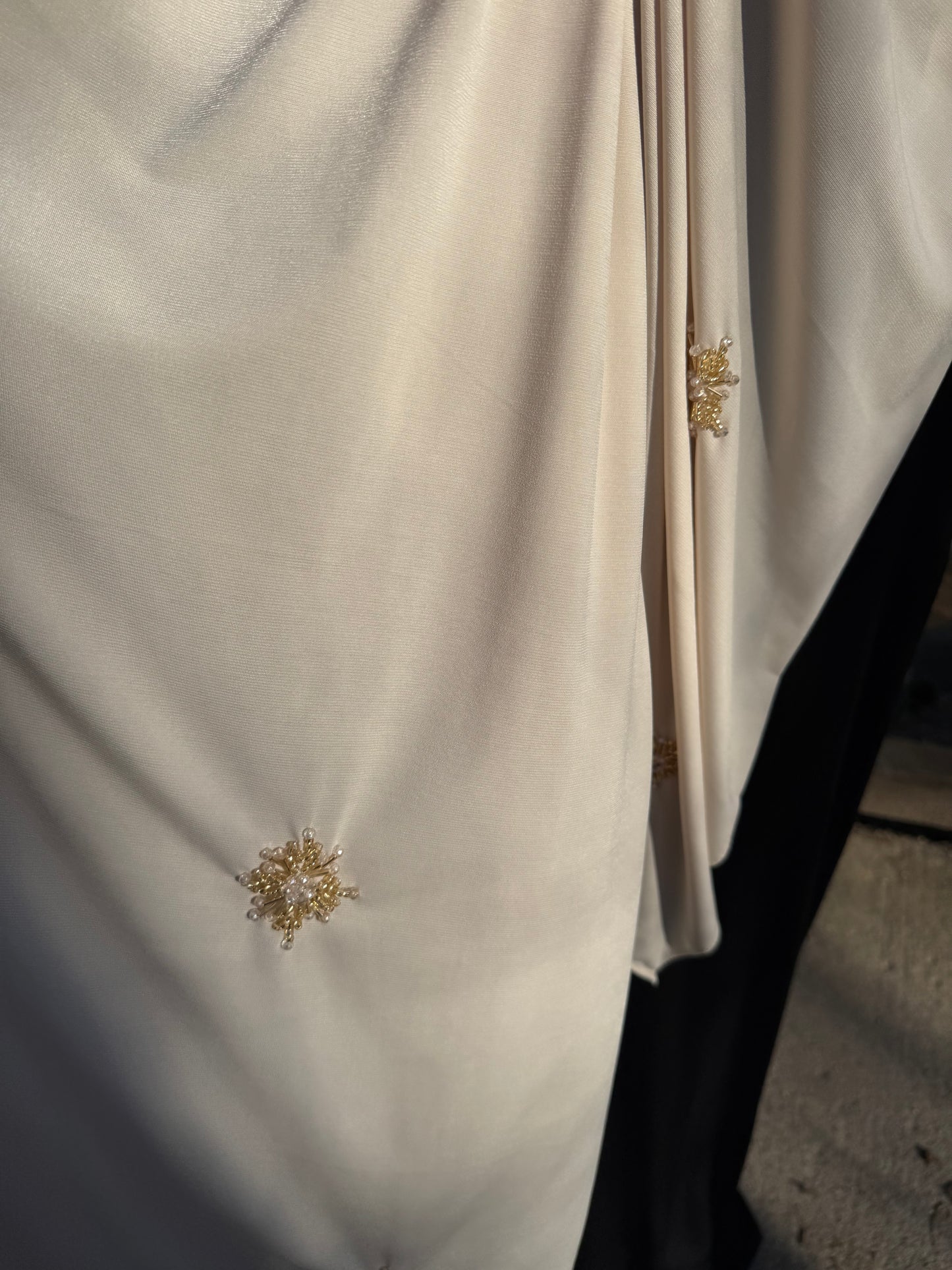 Jersey premium perlé beige