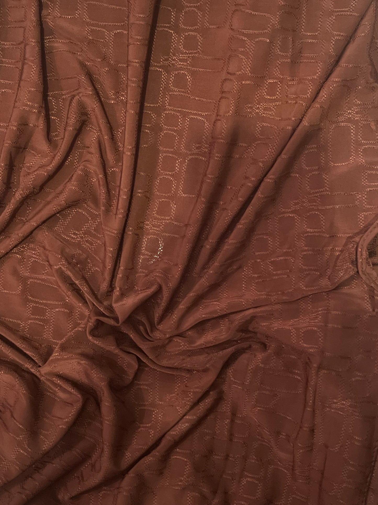 Jersey premium monogramme marron