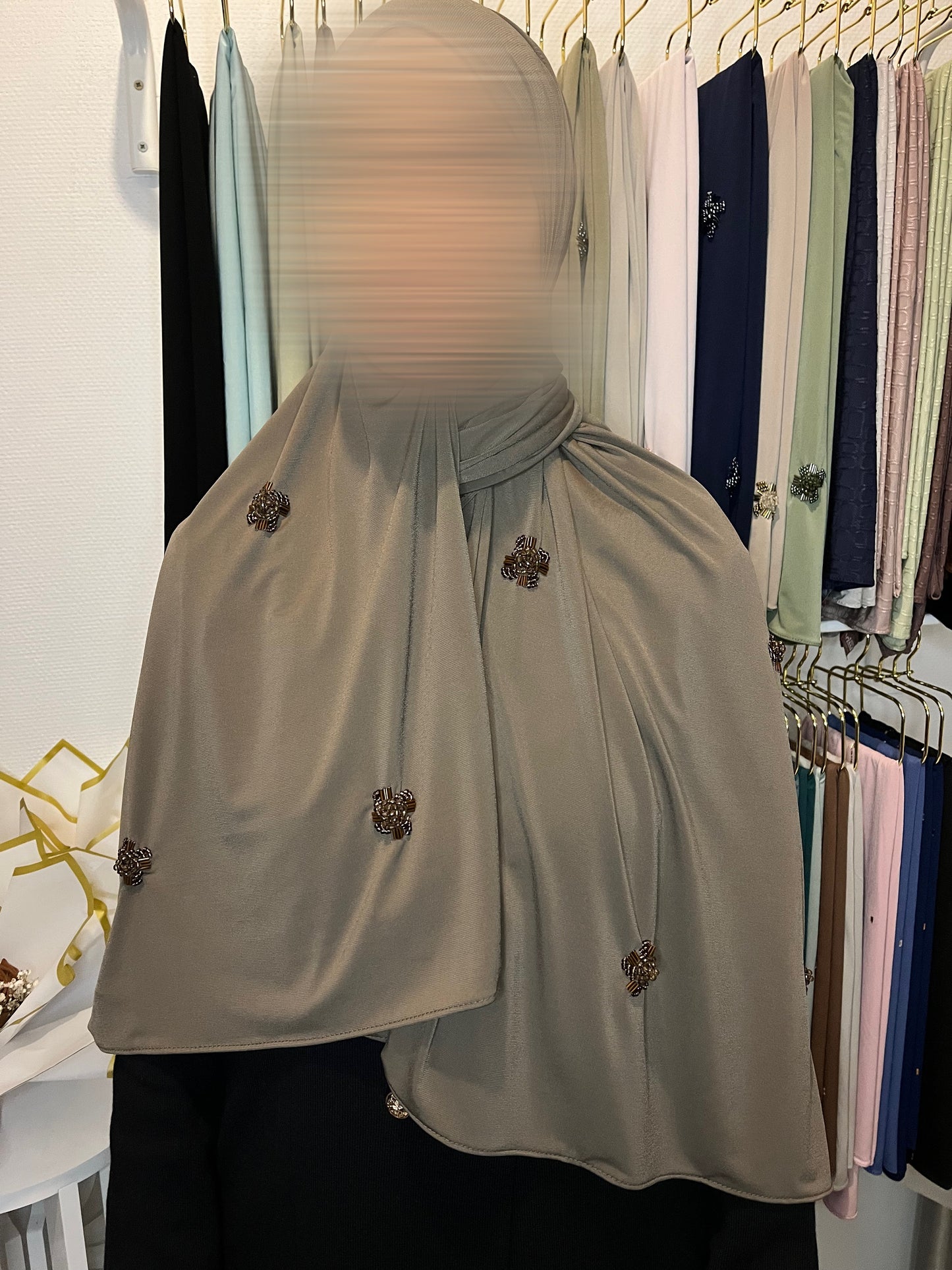 Jersey premium perle marron