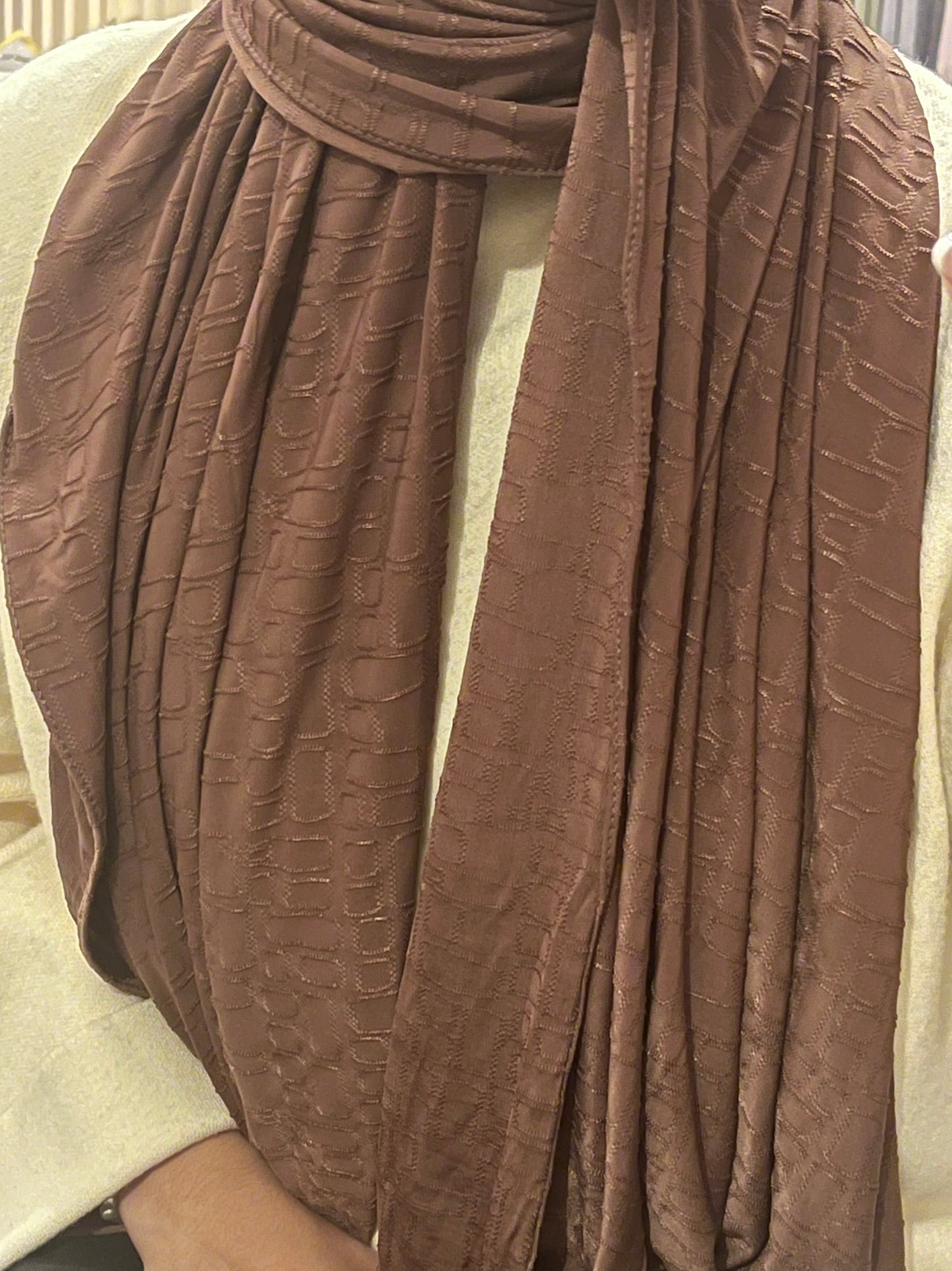 Jersey premium monogramme cacao