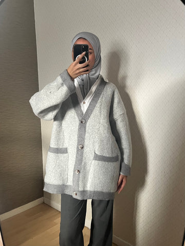 Cardigan gris