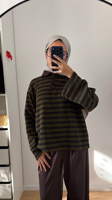 Pull à rayures