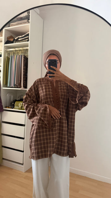 Top Layla Marron