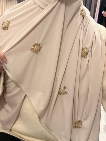 Jersey premium perle crème
