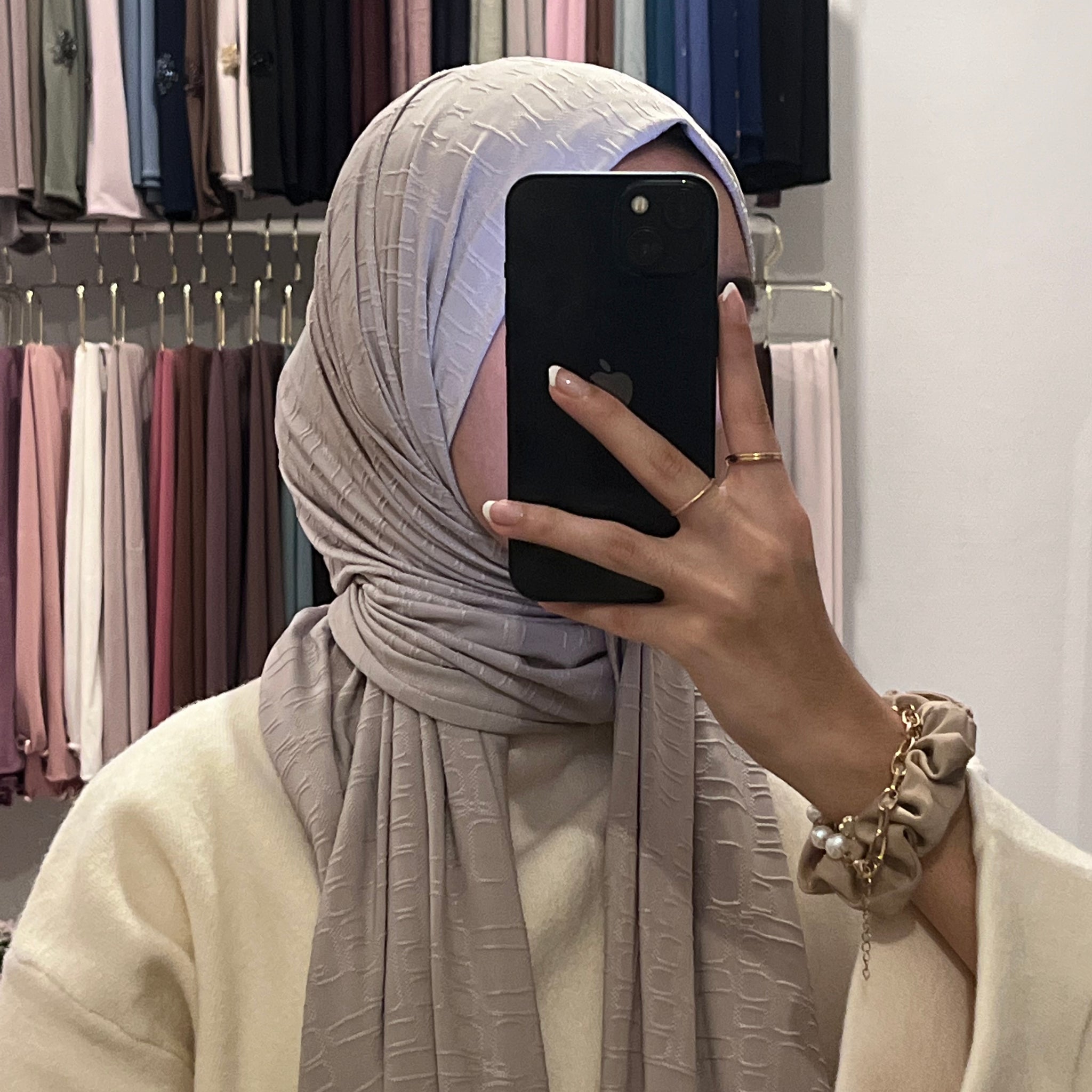 Jersey premium monogramme argile