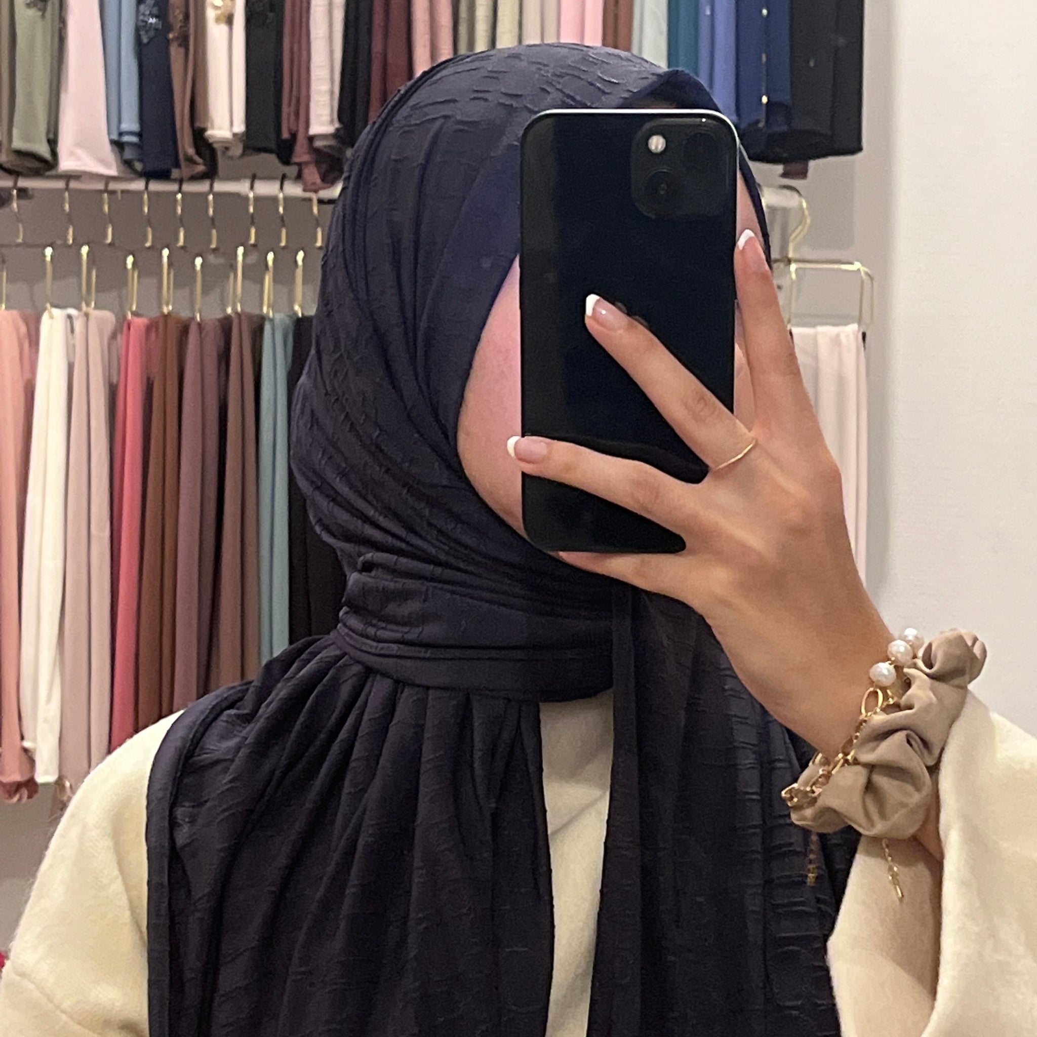 Jersey premium monogramme marine