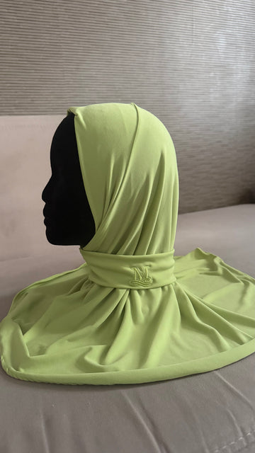 Hijab Cagoule Vert