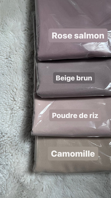 Hijab en soie de médine beige