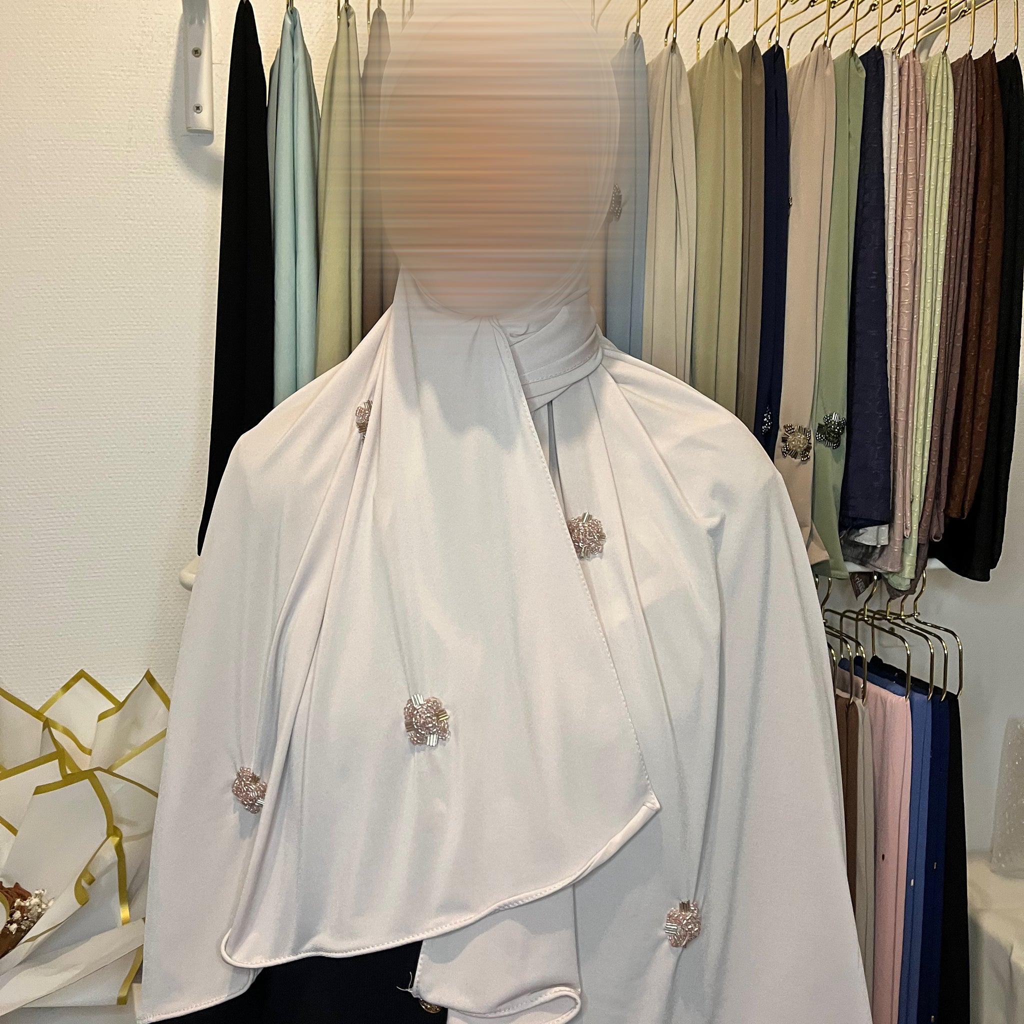 Jersey premium perle rose