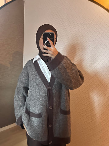 Cardigan marron