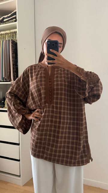 Top Layla Marron