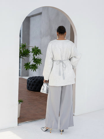 Ensemble silver brocard