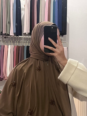 Jersey premium perle marron