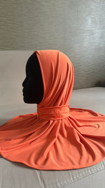 Hijab Cagoule Orange