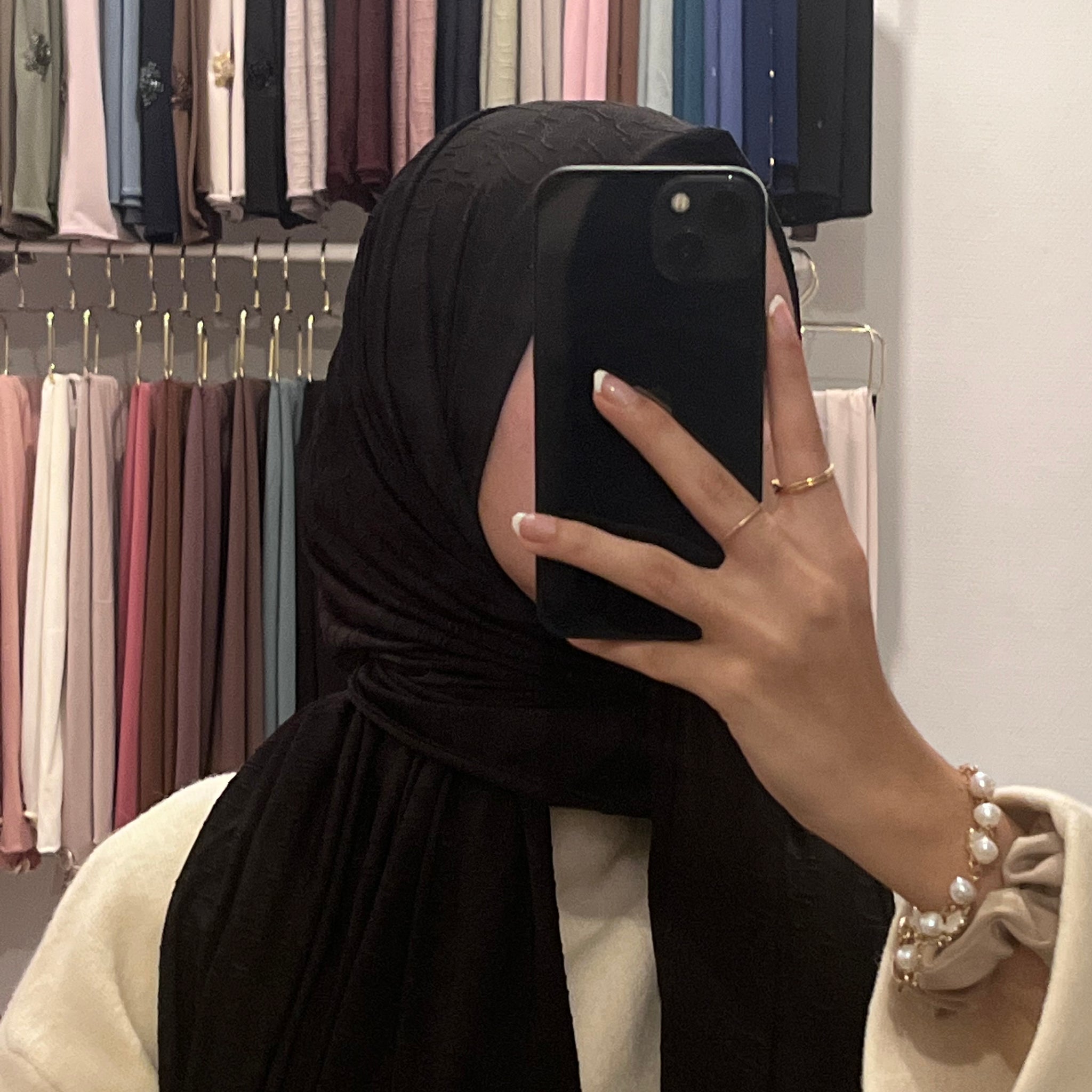 Jersey premium monogramme noir