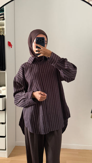 Chemise à rayure (coloris)