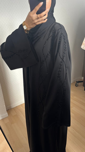 Abaya Noir Perle