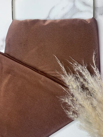 Satin marron